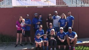Let's Pave team and their families volunteering