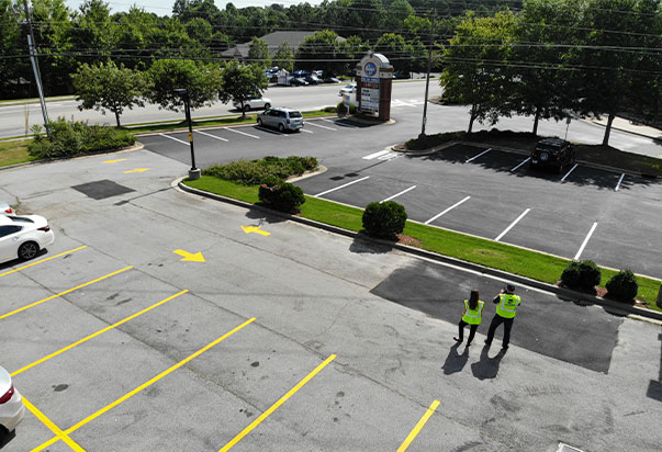 Let's Pave assessment on parking lot