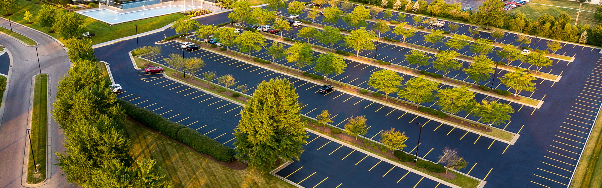 Aerial Parking Lot