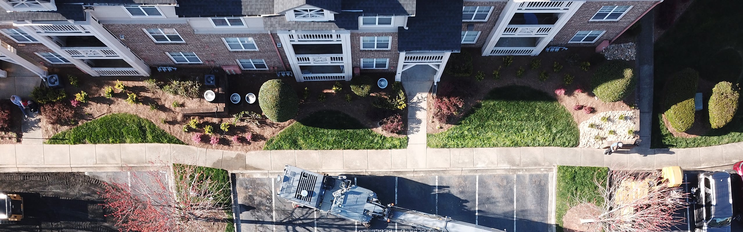 Multifamily asphalt paving