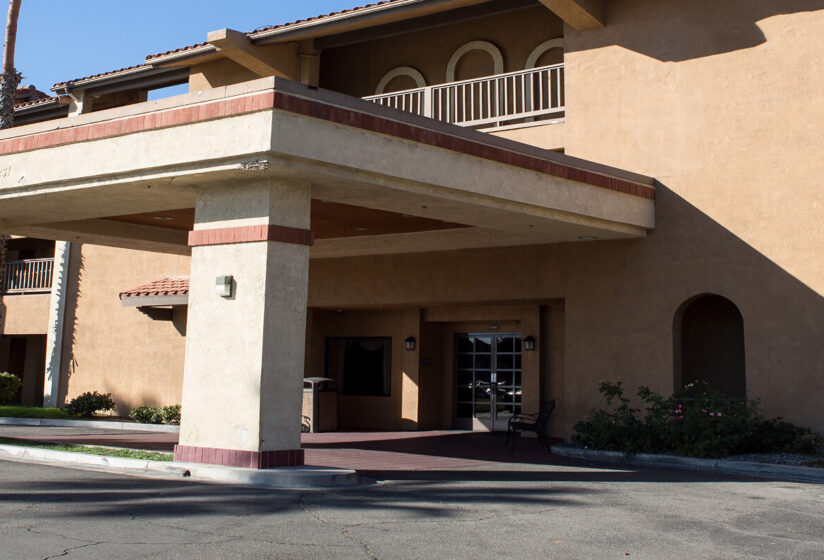 hotel parking lot