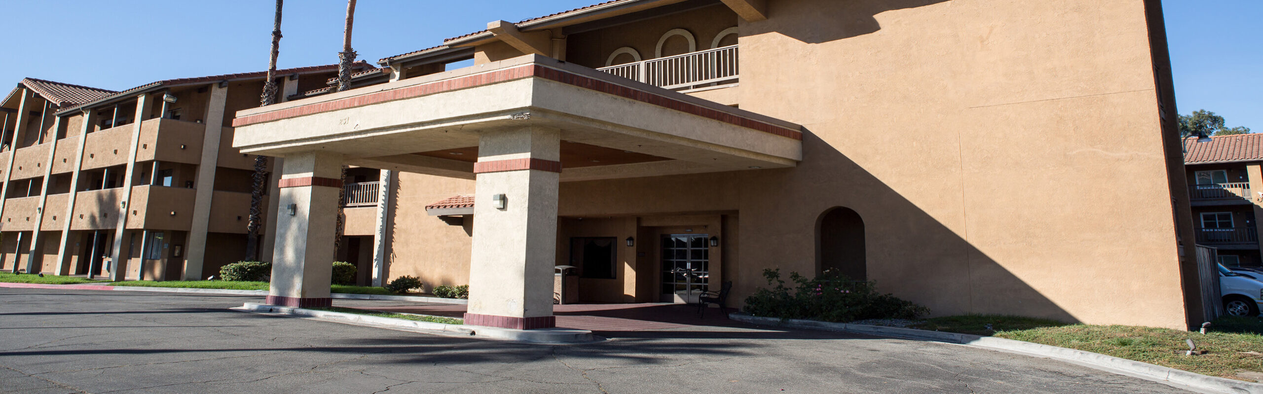 hotel parking lot