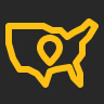 US map icon